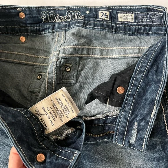 Miss Me Boot Cut Jeans - Picture 3 of 4